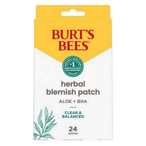 Burts Bees, Clear And Balanced Herbal Blemish Patches, 24 Count Burts Bees
