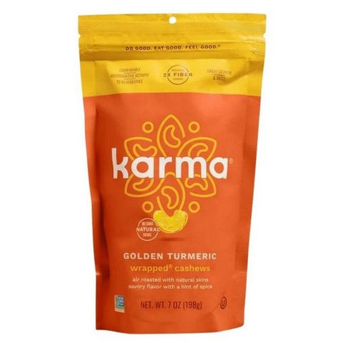 Karma Nuts, Cashews Golden Turmeric, 7 Oz (Case Of 6) Karma Nuts