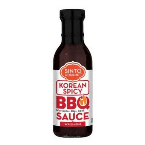 Sinto Gourmet, Korean Spicy BBQ Sauce, 12 Oz (Case Of 6) Sinto Gourmet