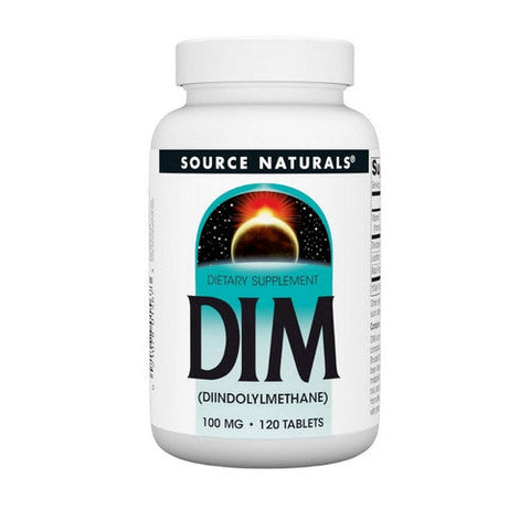 Source Naturals, Dim, 100 MG, (Diindolylmethane) 120 Tabs Source Naturals