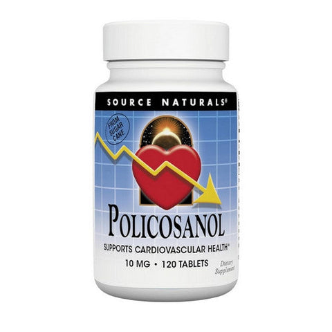 Source Naturals, Policosanol, 10 MG, 120 Tabs Source Naturals