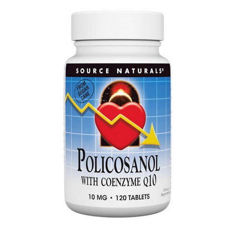 Source Naturals, Policosanol, w/CoQ10 120 Tabs Source Naturals