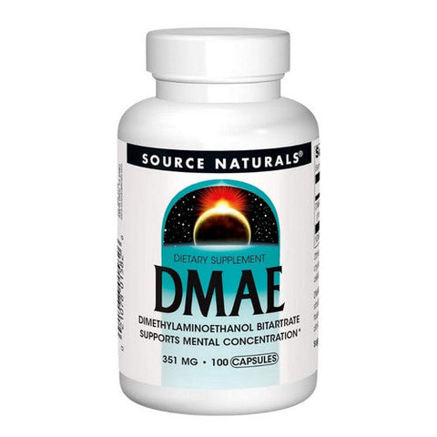 Source Naturals, Dmae Capsules, 100 Caps Source Naturals
