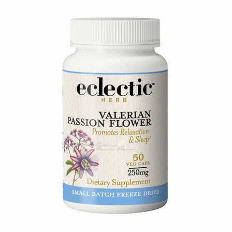 Eclectic Herb, Valerian Passion Flower, 50 Caps Eclectic Herb
