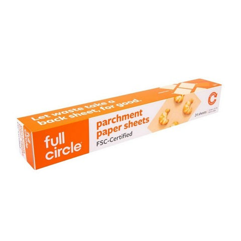 Parchment Paper Sheets 24 Count by Full Circle Home