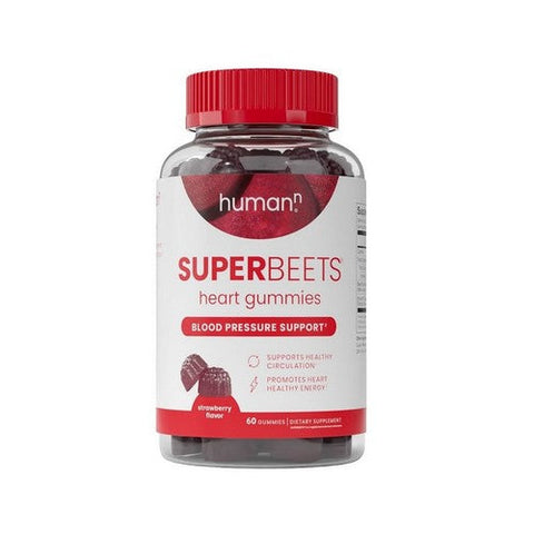 Humann, SuperBeets Strawberry Heart Gummies, 60 Count Humann