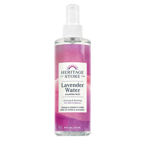 Heritage Store, Flower Water Lavender, 8 Oz Heritage Store