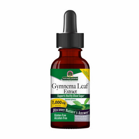 Nature's Answer, Gymnema Leaf, ALCOHOL FREE, 1 OZ Nature's Answer
