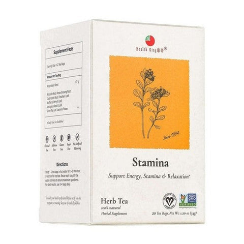 Health King, Stamina Tea, 20bg Health King