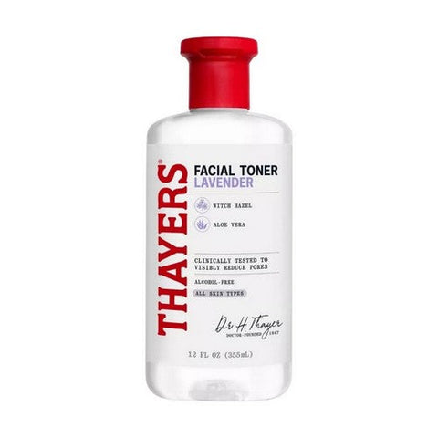 Thayers, Witch Hazel Toner, LAVENDER ALCOHOL FREE, 12 OZ Thayers
