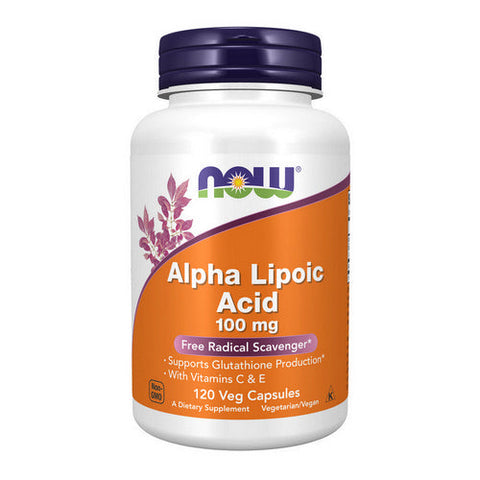Now Foods, ALPHA LIPOIC ACID, 100 mg, 120 Veg Caps Now Foods
