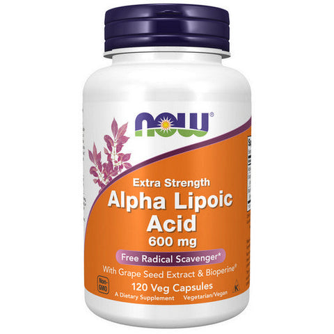 Now Foods, Alpha Lipoic Acid, 600 mg, 120 Vcaps Now Foods