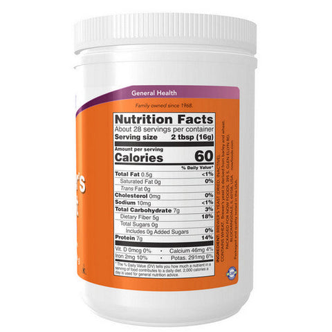 Now Foods, Brewer's Yeast Powder, POWDER, 1 Lb Now Foods