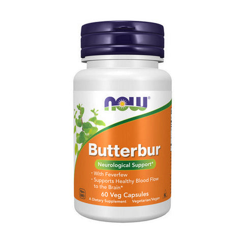Now Foods, Butterbur, 75 mg, 60 Veg Caps Now Foods