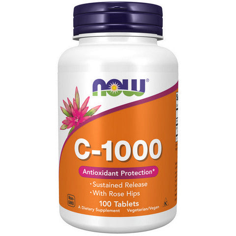 Now Foods, VitaminC-1000, Sustained Release 100 Tabs Now Foods
