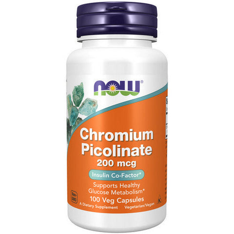 Now Foods, Chromium Picolinate, 200 Mcg, 100 Veg Caps Now Foods