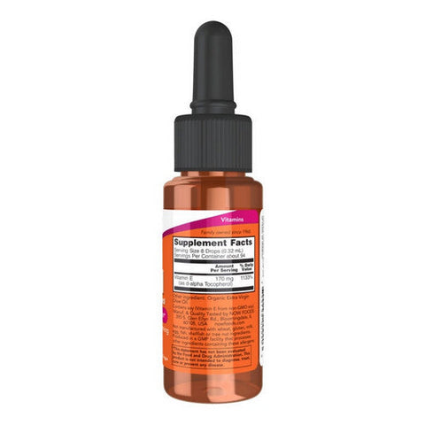 Now Foods, Vitamin E-Oil Vegetarian, 1 OZ Now Foods