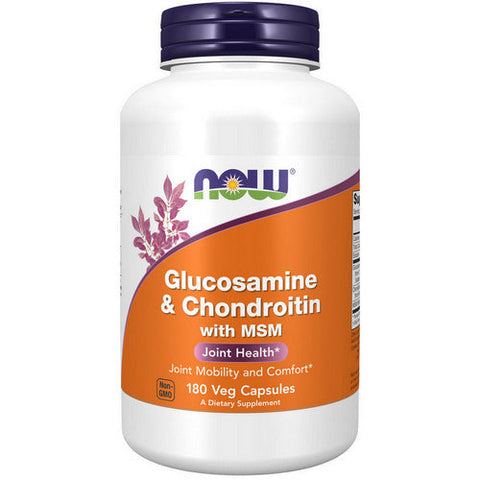 Now Foods, Glucosamine & Chondroitin with MSM, 180 Caps Now Foods