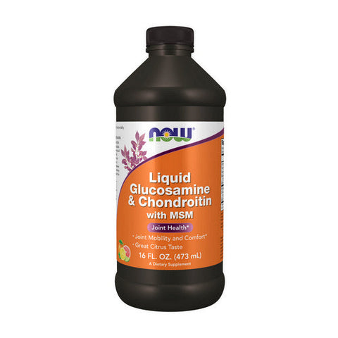 Now Foods, Liquid Glucosamine & Chondroitin With Msm, 16 OZ Now Foods
