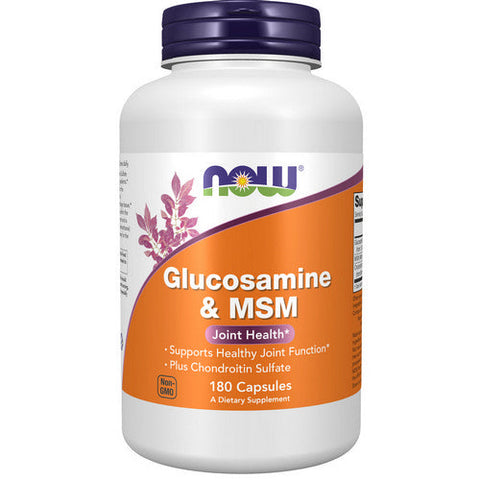 Now Foods, Glucosamine & M.S.M, 750/250 mg, 180 Caps Now Foods