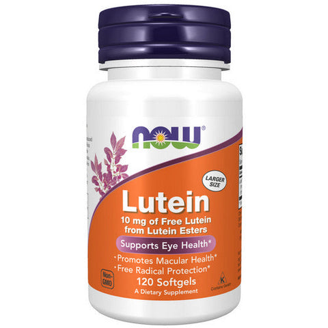 Now Foods, Lutein, 10 mg, 120 Sgels Now Foods