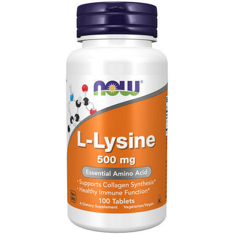 Now Foods, L-Lysine, 500 mg, 100 Tabs Now Foods