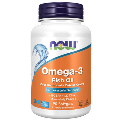 Now Foods, Molecularly Distilled Omega-3, 90 Sgels Now Foods