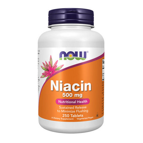 Now Foods, Niacin, 500 mg, Tr 250 Tabs Now Foods