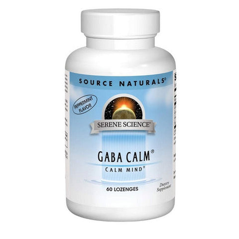 Source Naturals, Gaba Calm, Peppermint 60 Lozenges Source Naturals