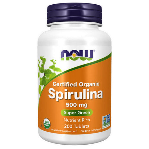 Now Foods, Spirulina, 500 mg, 200 Tabs Now Foods