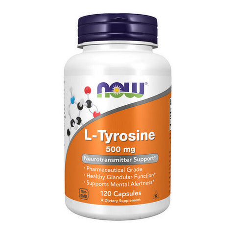 Now Foods, L-Tyrosine, 500 mg, 120 Caps Now Foods