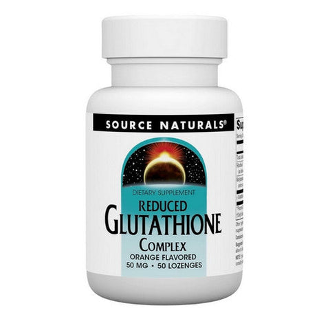 Source Naturals, Glutathione, Orange flavor, 50 mg, 50 Tabs Source Naturals