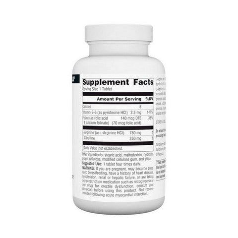 Source Naturals, L-Arginine L-Citrulline Complex, 120 Tabs Source Naturals