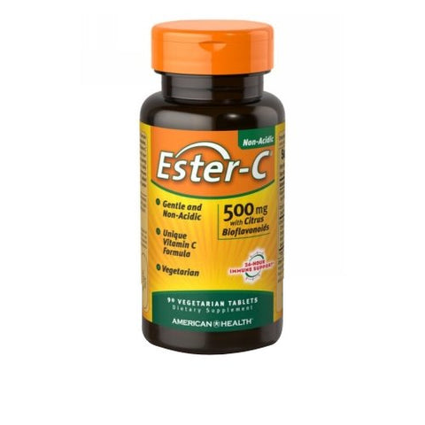 American Health, Ester-c With Citrus Bioflavonoids, 500 mg, 90 Veggie Tabs American Health