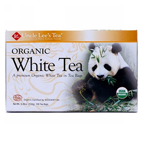 Uncle Lees Teas, Legends of China White Tea, Organic , 100 Bag Uncle Lees Teas