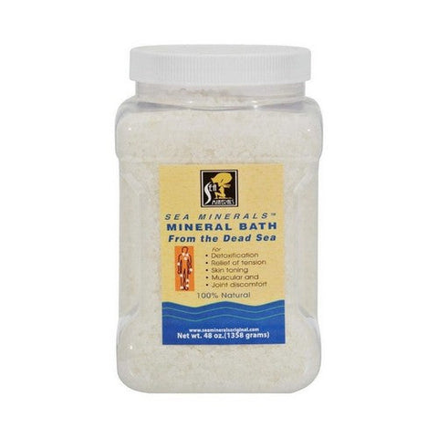 Sea Minerals, Mineral Bath Salt From The Dead Sea, 3 Lb Sea Minerals