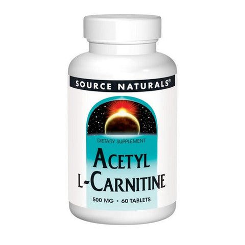 Source Naturals, Acetyl L-Carnitine, 500 mg, 60 Tabs Source Naturals