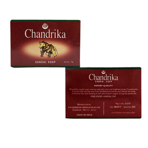 Chandrika Soap, Chandrika Sandalwood Soap, 75 Grams Chandrika Soap