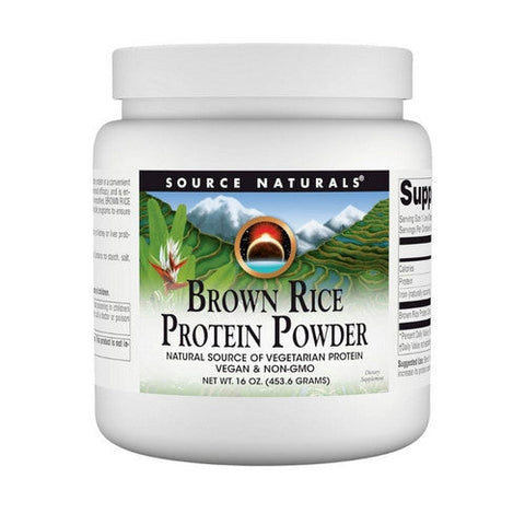 Source Naturals, Brown Rice Protein Powder, 454 Gram, 1LB (454gm) Source Naturals