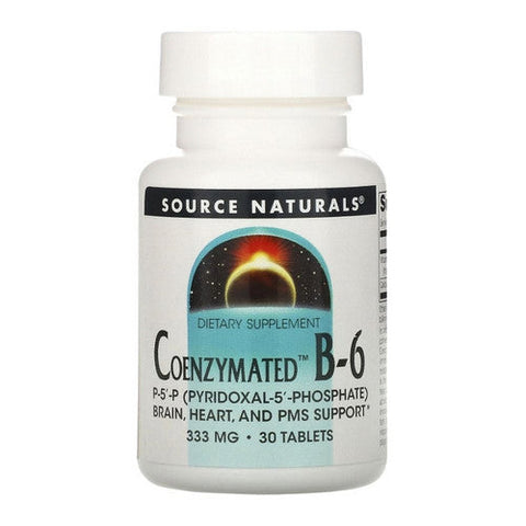 Source Naturals, Coenzymated B-6, 300 Mg, 30 tabs Source Naturals
