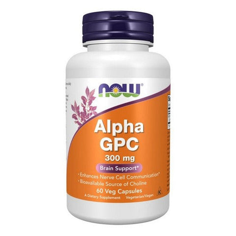 Now Foods, Alpha GPC, 300 Mg, 60 Vcaps Now Foods