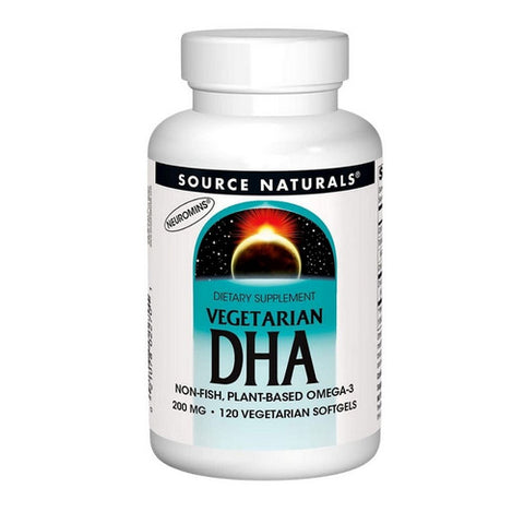 Source Naturals, Vegetarian DHA With Neuromins, 200 Mg, 120 Softgels Source Naturals