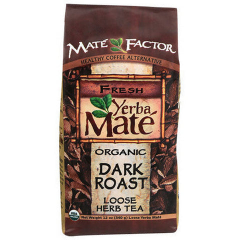 The Mate Factor, Organic Yerba Mate Dark Roast Loose Tea, 12 oz The Mate Factor