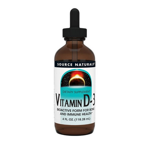 Source Naturals, Vitamin D-3 Liquid, 4 fl oz Source Naturals