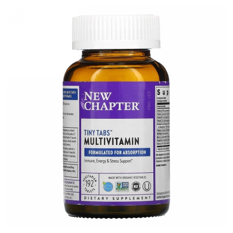 New Chapter, Tiny Tabs Multivitamin, 192 Tabs New Chapter