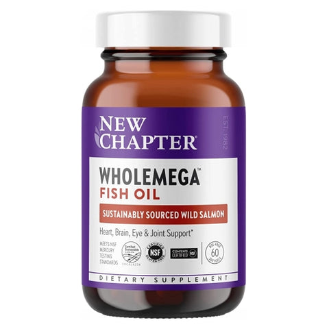 New Chapter, Wholemega, 1000 mg, 60 Softgels New Chapter