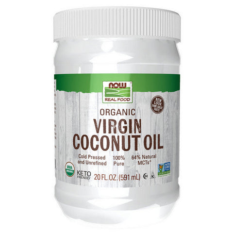 Now Foods, Organic Virgin Coconut Oil, 20 oz Now Foods