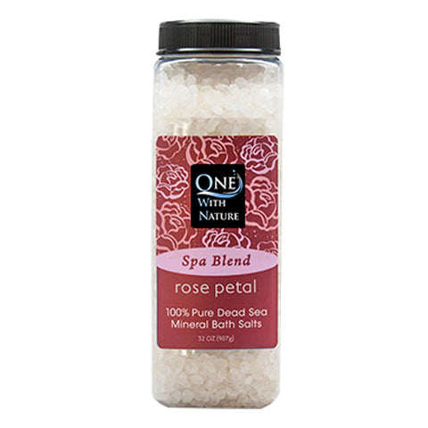 One with Nature, Bath Salts, Rose Petal 32 oz One with Nature