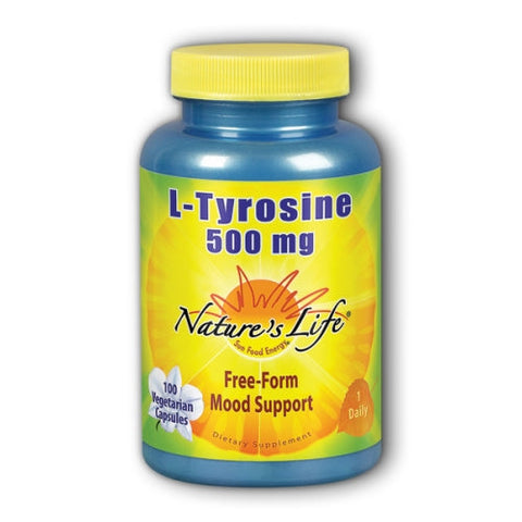 Nature's Life, L-Tyrosine, 500 mg, 100 caps Nature's Life