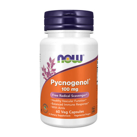 Now Foods, Pycnogenol, 100 mg, 60 Veg Caps Now Foods